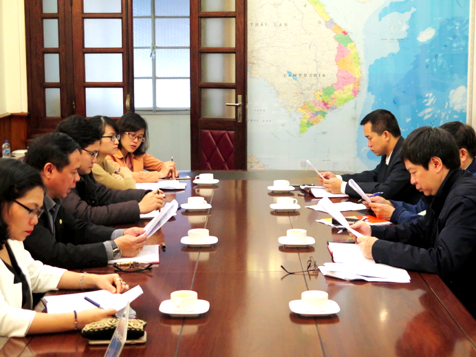 The meeting between VISTIP and Deputy Minister of Science and Technology