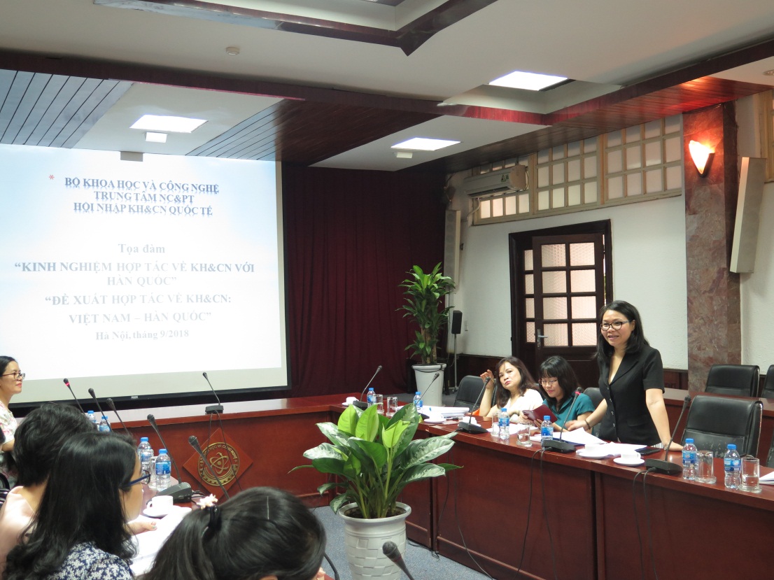 Series of Seminars “Experiences  in Science and Technology cooperation with Korea” and “Recommendations for Science and Technology cooperation: Vietnam – Korea”