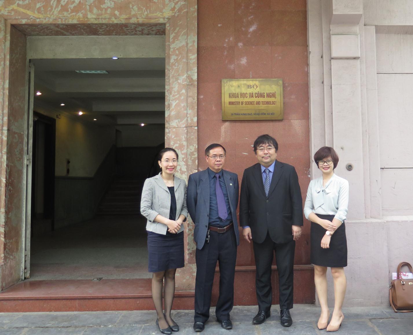 The Center for Vietnam Science and technology internationalization  promotion (VISTIP) has received and worked with MITO-U Company under the Toyo Engineering Group – Japan