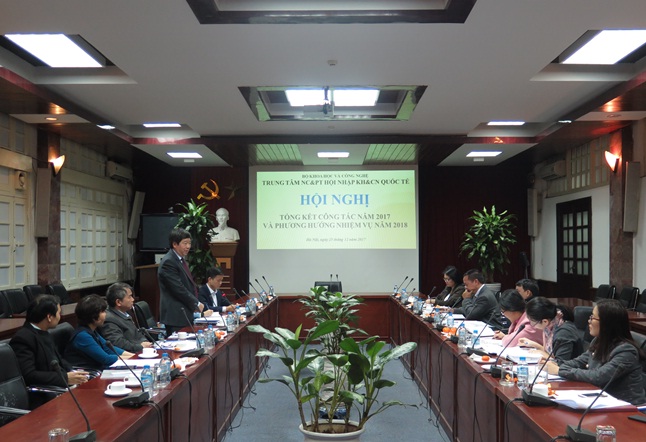 Thứ trưởng Bộ KH&CN – Ông Trần Quốc Khánh, phát biểu chỉ đạo tại Hội nghị