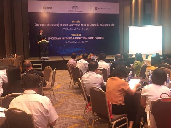 Hội nhập quốc tế trong phát triển và ứng dụng Công nghệ Blockchain truy xuất nguồn gốc nông sản nâng cao sức mạnh thương hiệu nông sản Việt tham gia chuỗi cung ứng, chuỗi giá trị toàn cầu.